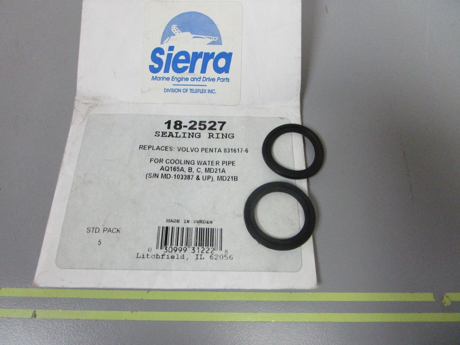 *NEW* (LOT OF 2) 0810 Sierra Sealing Ring 18-2527 Replaces: 831617