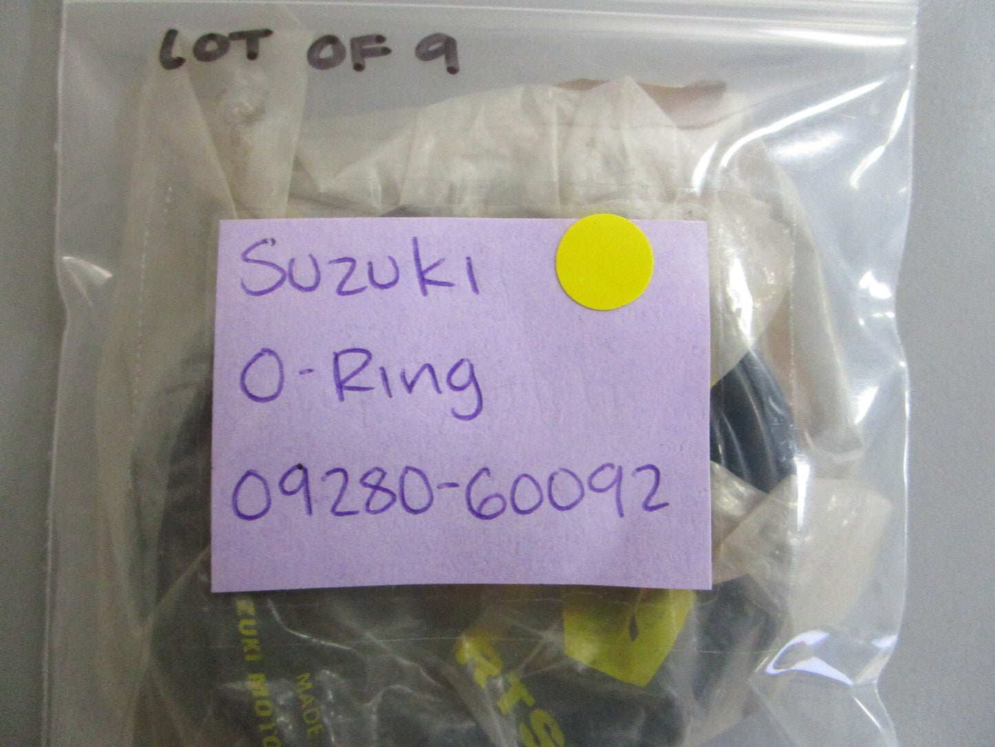 *NEW OEM* (LOT OF 9) 0810 Suzuki O-Ring 09280-60092