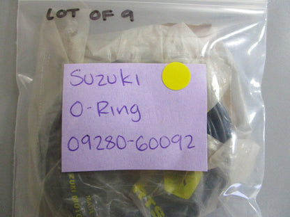*NEW OEM* (LOT OF 9) 0810 Suzuki O-Ring 09280-60092