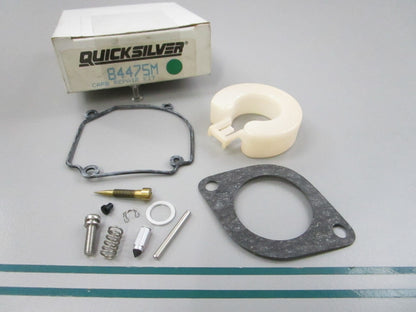 NEW OEM 84475M Mercury Quicksilver Carburetor Repair Kit 0810