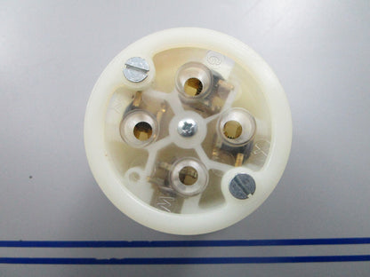 *NEW OEM* 0810 Marinco 30A 125/250V Locking Flanged Inlet 3014FT