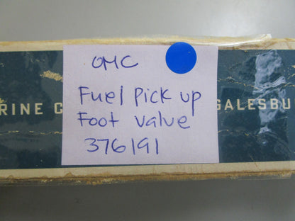 *NEW OEM* 0820 OMC Johnson Evinrude Fuel Pick Up Foot Valve 376191 0376191