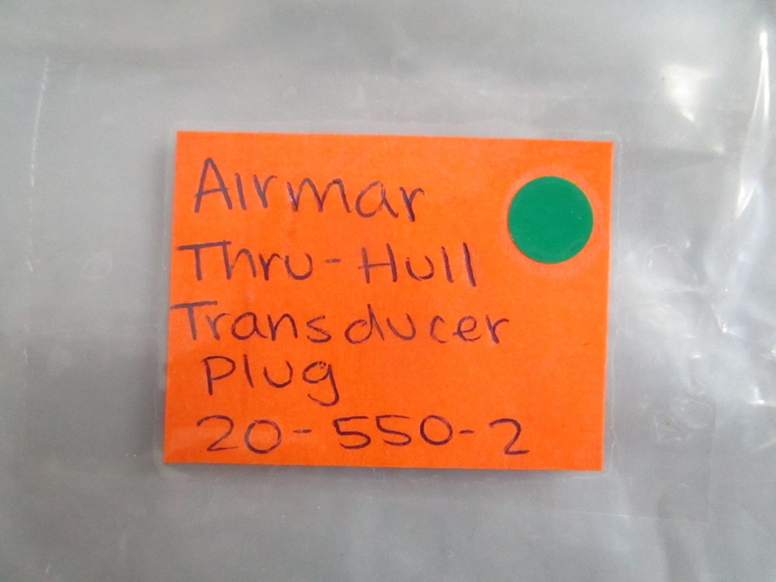 NEW OEM 20-550-2 205502 Airmar Thru-Hull Transducer Plug 0820