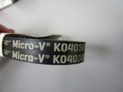 NEW K040360 Gates Micro-V 9/16" x 36 ¾" Serpentine Belt 0720