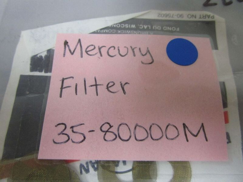 *NEW OEM* (LOT OF 4) 0770 Mercury Filter 35-80000M