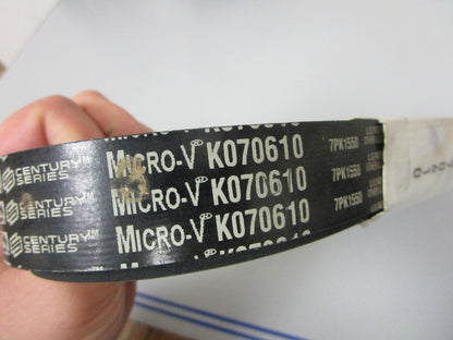 NEW K070610 Gates Micro-V 15/16" x 61 ⅝" Serpentine Belt 0720
