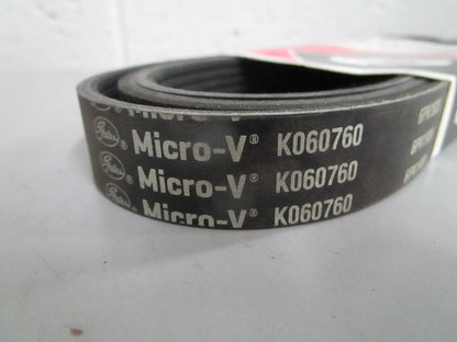 NEW K060760 Gates Micro-V Serpentine Belt 0820