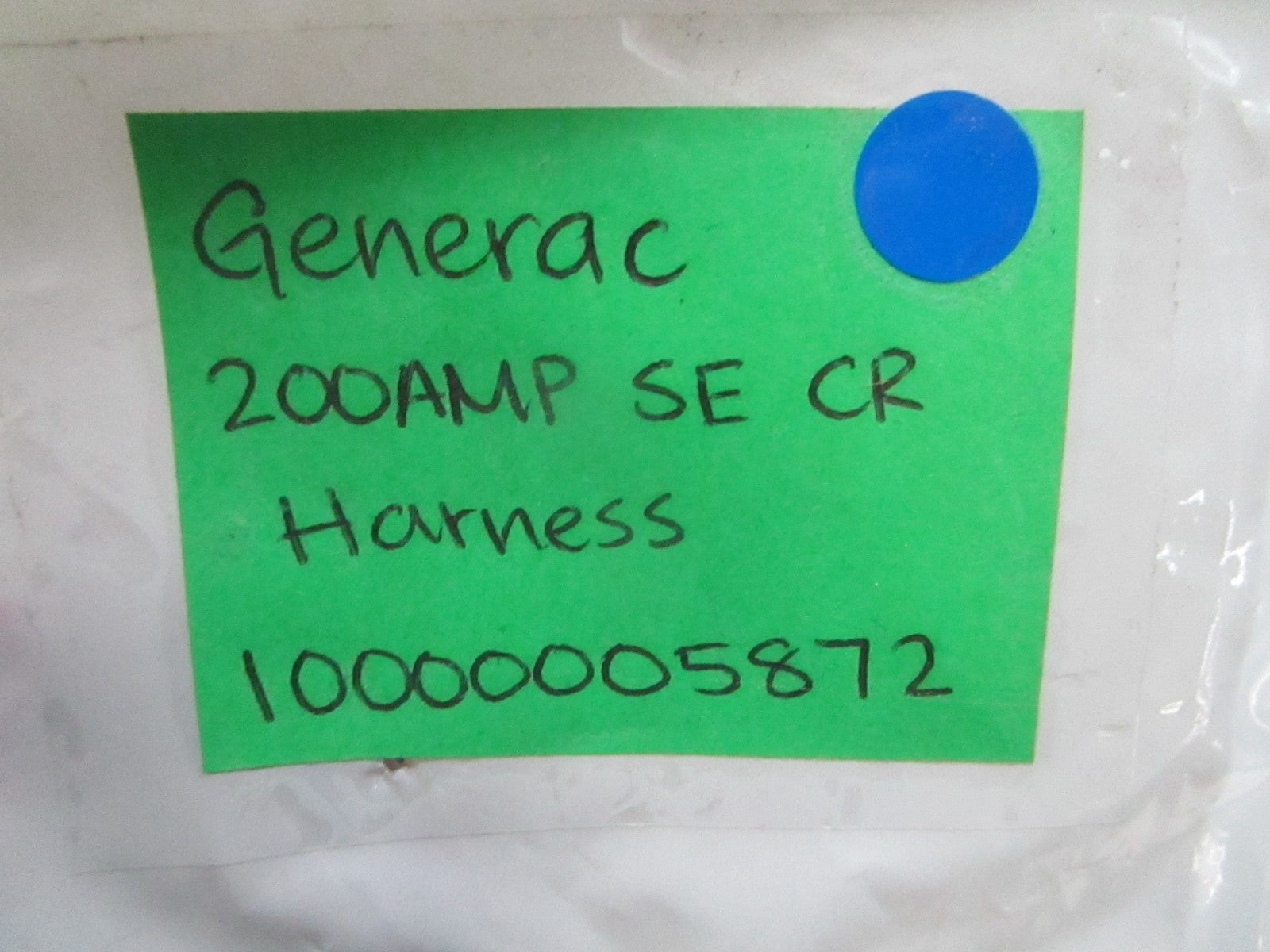 *NEW OEM* 0820 Generac 200AMP SE CR Harness 10000005872