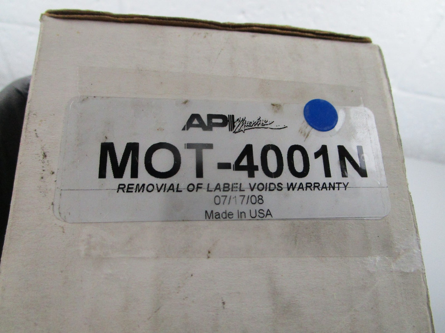 NEW MOT-4001N API Marine Starter Motor 0810