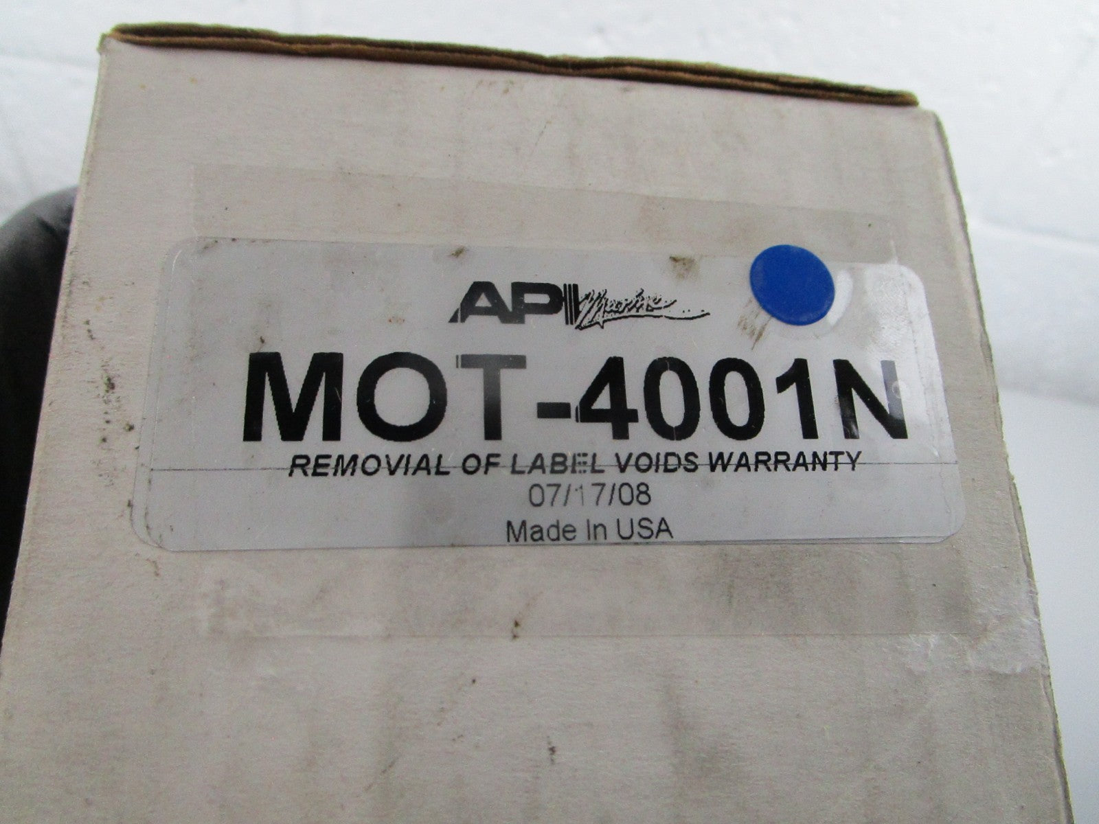 NEW MOT-4001N API Marine Starter Motor 0810