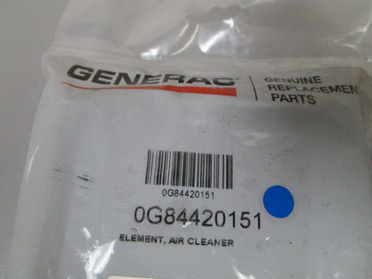 NEW OEM 0G84420151 Generac Air Cleaner Element 0720