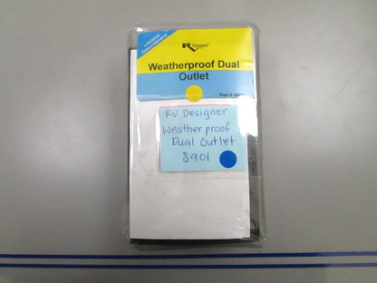 *NEW* 0780 RV Designer Weather Proof Dual Outlet S901