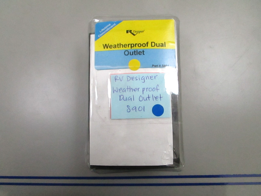 *NEW* 0780 RV Designer Weather Proof Dual Outlet S901