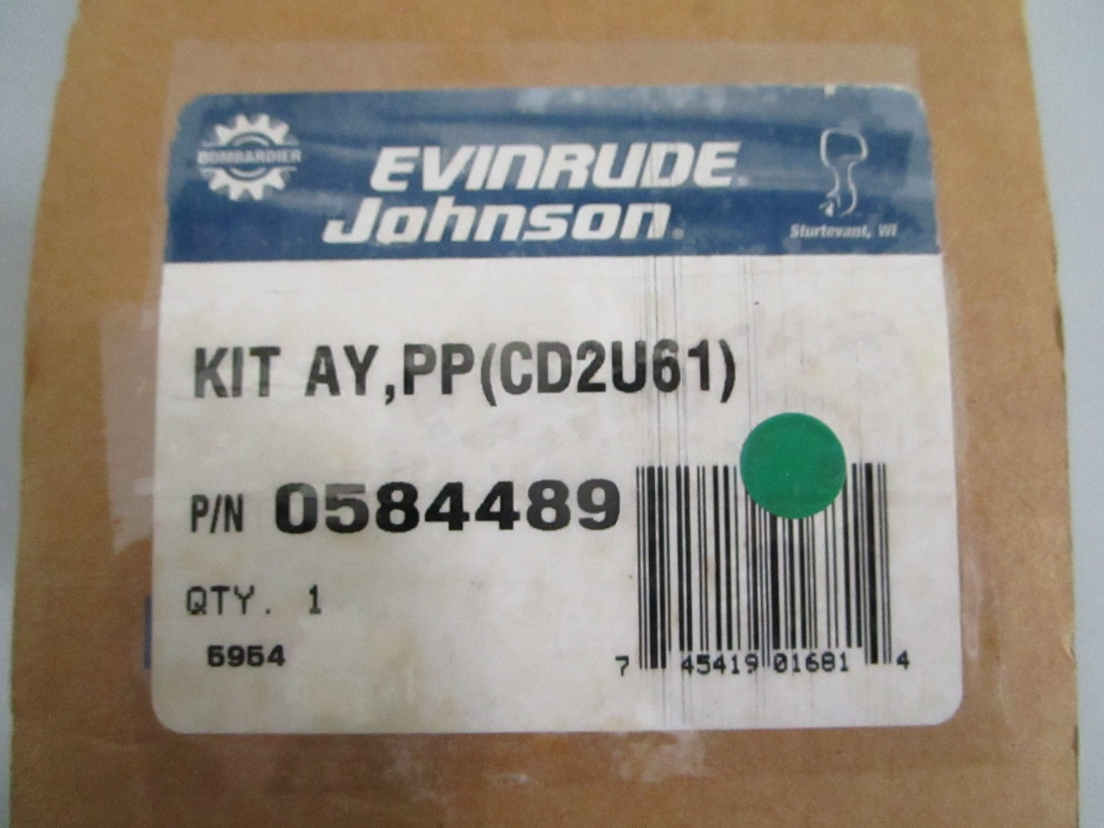 NEW OEM 584489 0584489 OMC Johnson Evinrude Power Pack (CD2U61) Kit Assy 0820