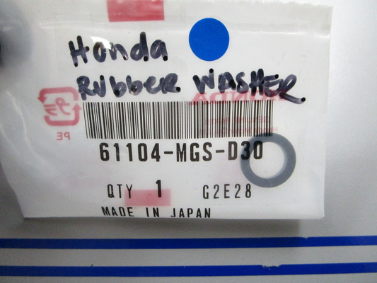 *NEW OEM* 0810 Honda Rubber Washer 61104-MGS-D30