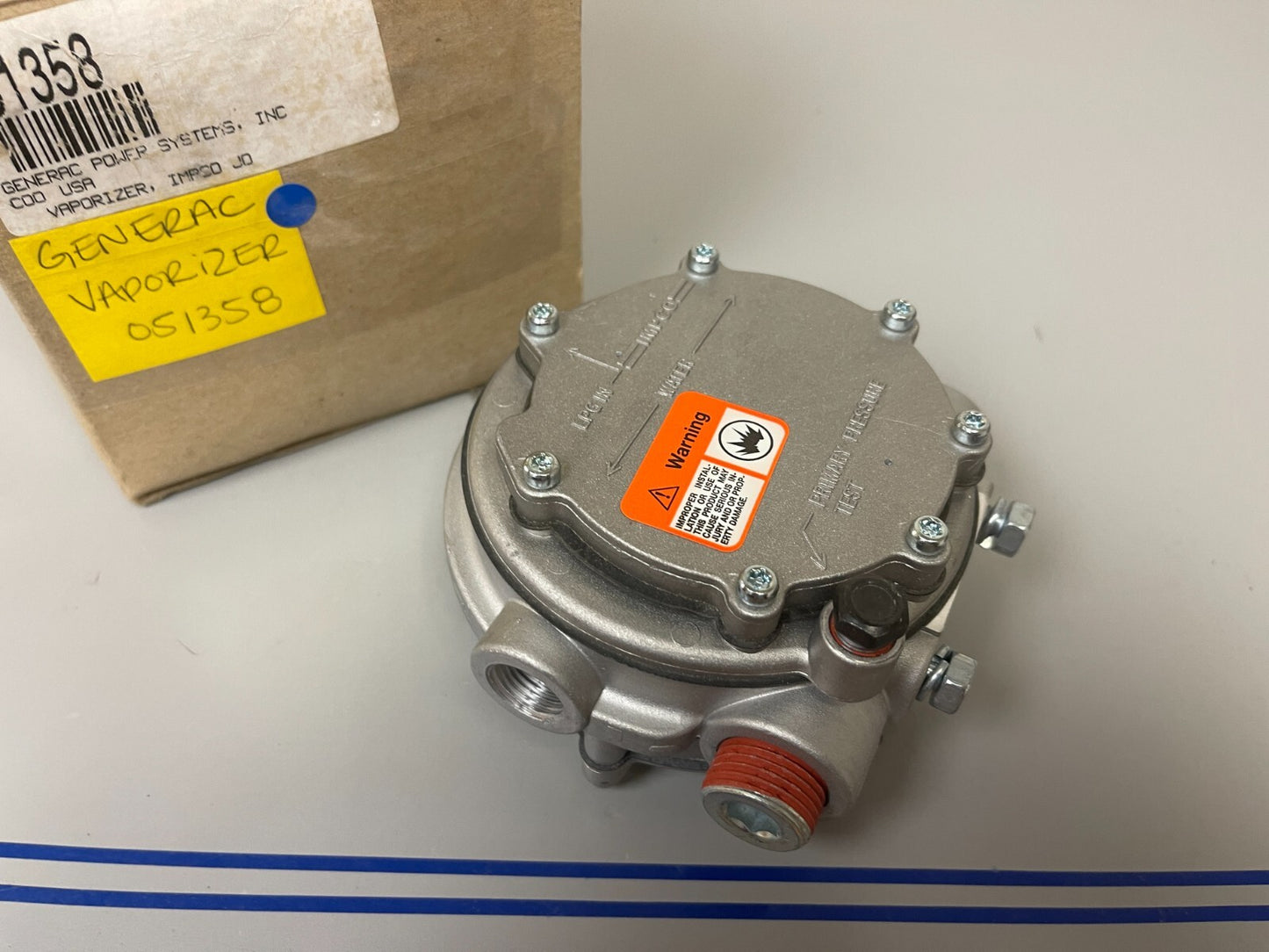 *NEW OEM* 0720 Generac JO Vaporizer 051358