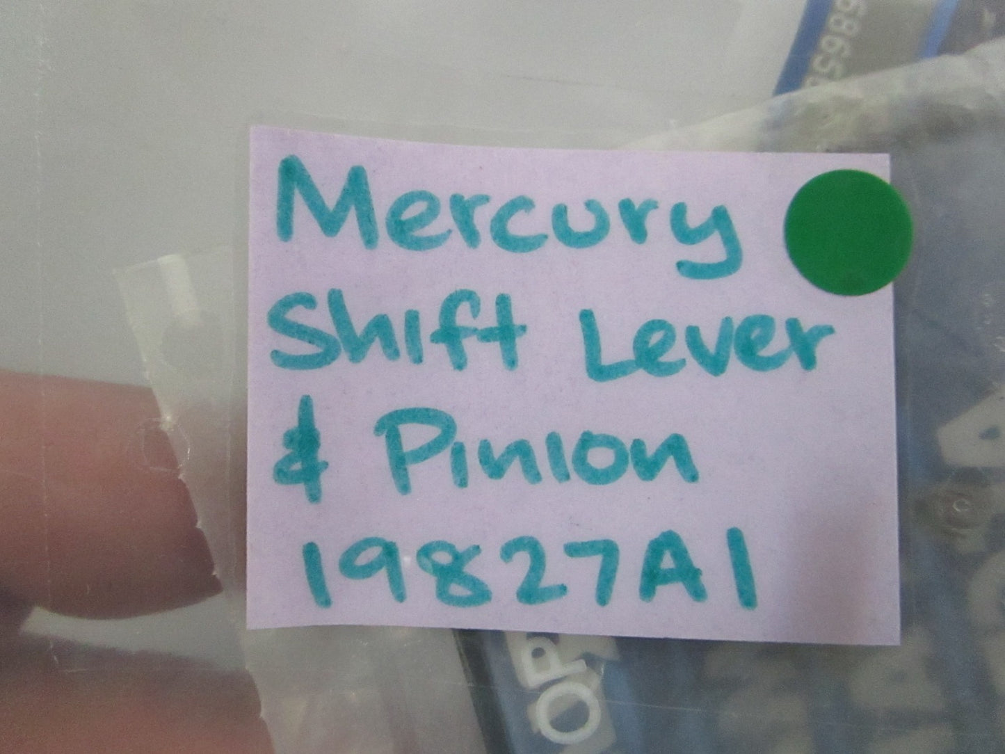 NEW OEM 19827A1 Mercury Quicksilver Shift Lever & Pinion 0810