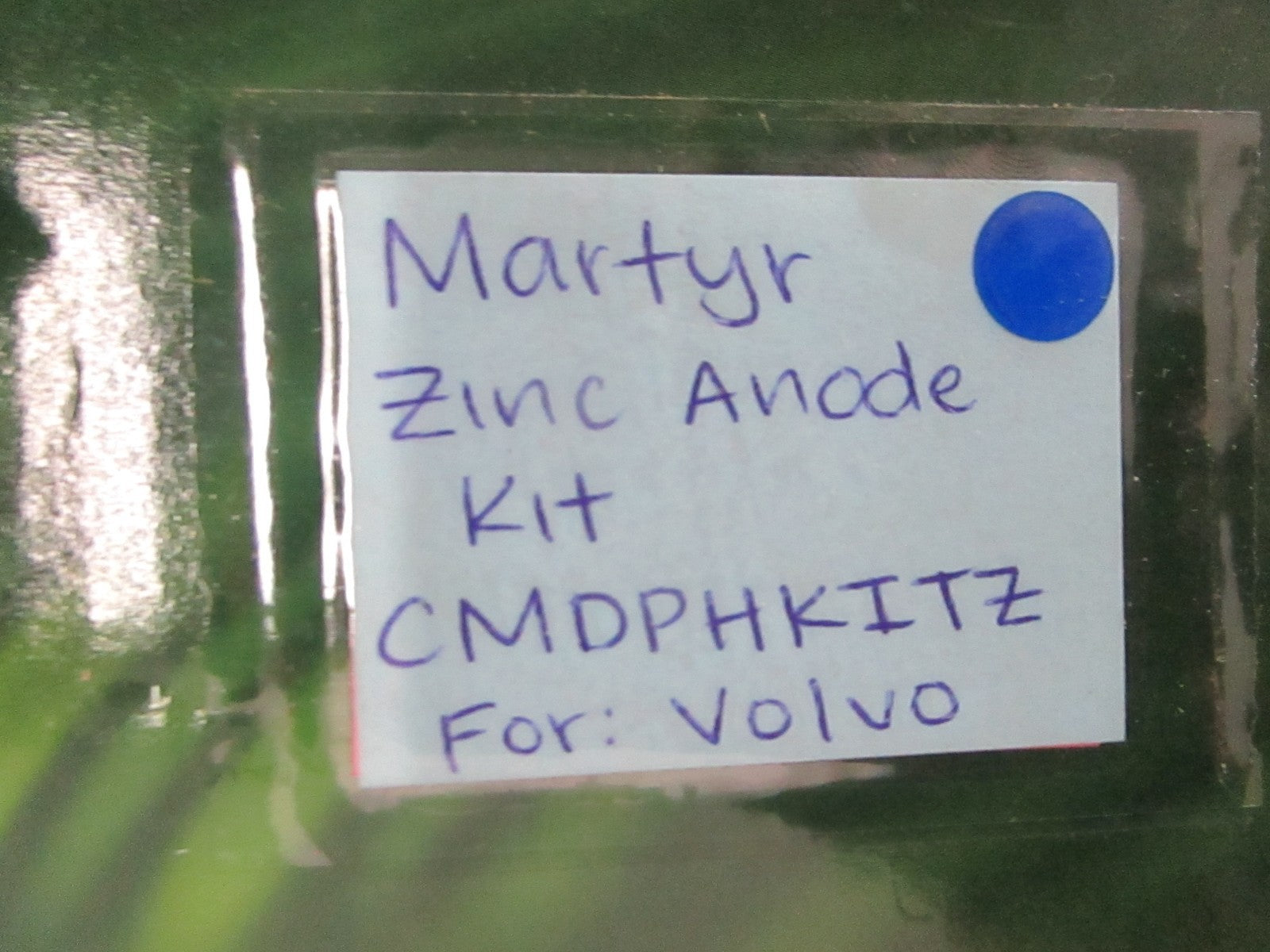 NEW CMDPHKITZ For: Volvo Martyr Zinc Anode Kit 0810