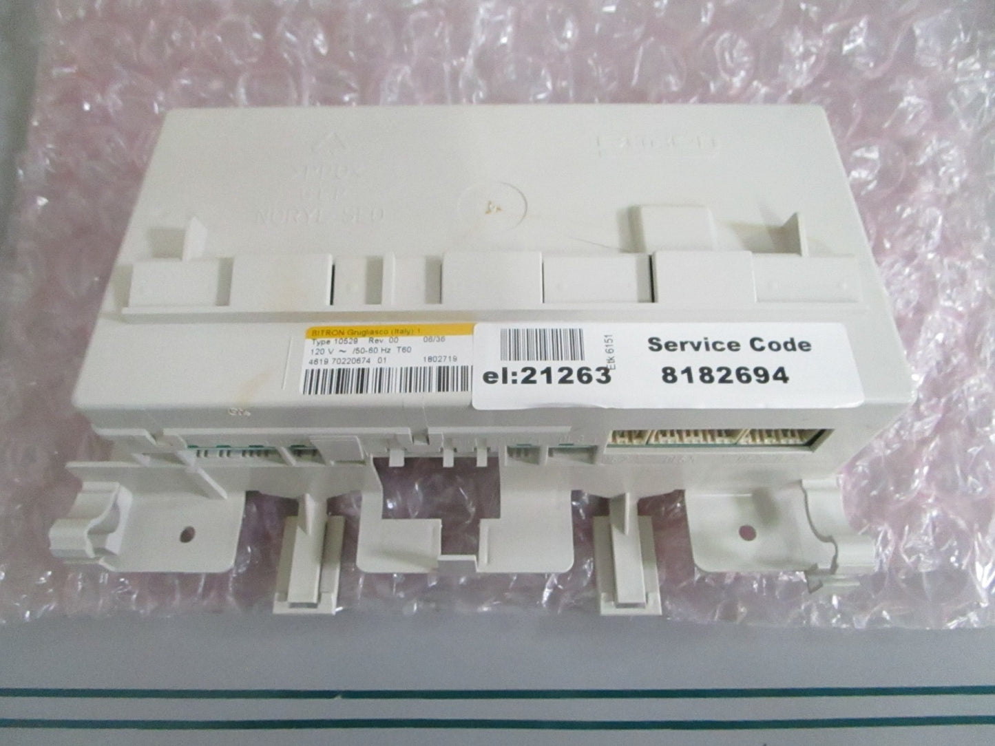 NEW OEM WP8182694 Whirlpool Washer Main Control Board 0820