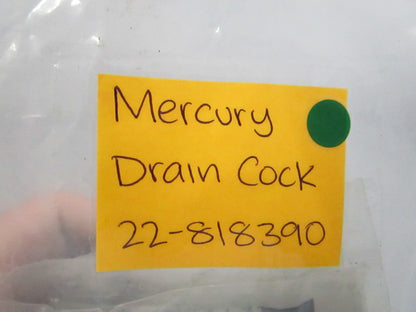 NEW OEM (LOT OF 2) 22-818390 Mercury Quicksilver Drain Cock 0810