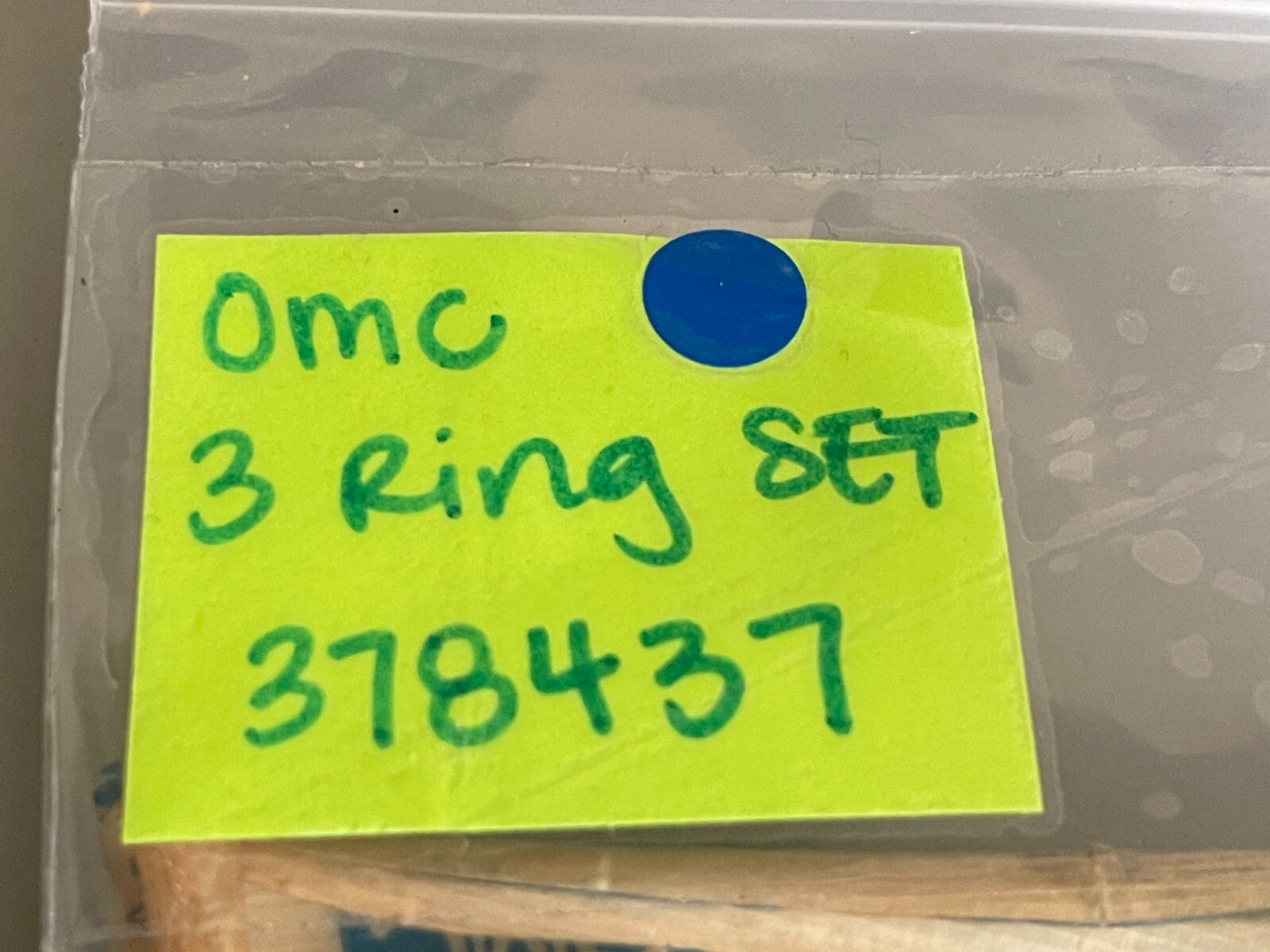 *NEW OEM* 0810 OMC Johnson Evinrude 3 Ring Set 378437 0378437