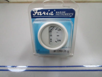 *NEW* 0780 Faria 2" Dress White Series Trim Gauge OMC Trim 13213