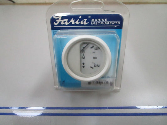 *NEW* 0780 Faria 2" Dress White Series Trim Gauge OMC Trim 13213