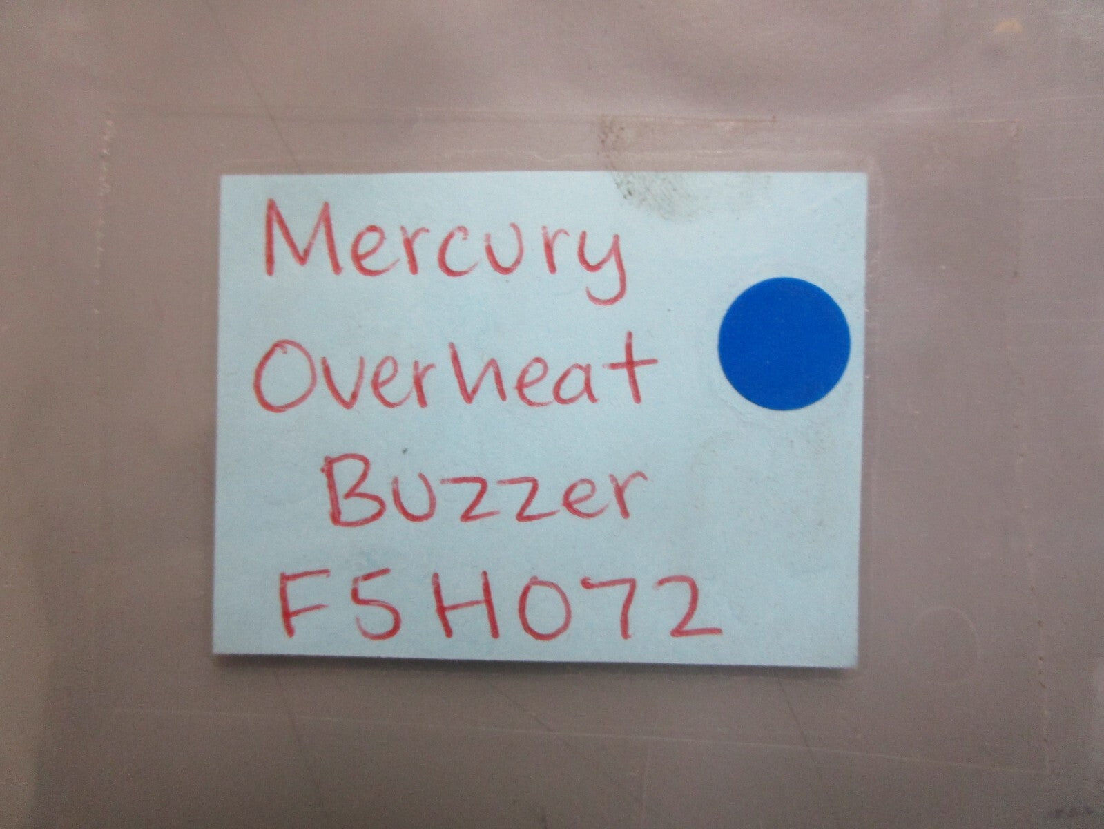 *NEW OEM* 0820 Mercury Quicksilver Overheat Buzzer F5H072