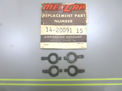 *NEW OEM* (LOT OF 4) Mercury Quicksilver TAB WASHER 14-20091