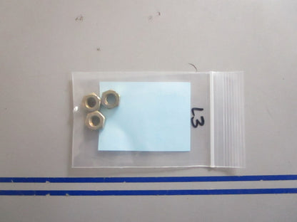 *NEW OEM* (LOT OF 3) 0810 OMC Johnson Evinrude Hexagon Nut 955781 0955781