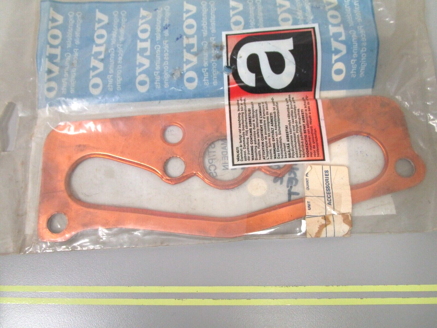 *NEW OEM* 0750 Volvo Penta COPPER GASKET 834160