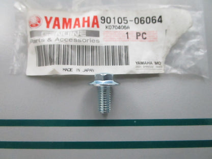 NEW OEM 90105-06064 Yamaha Flange Bolt 0810