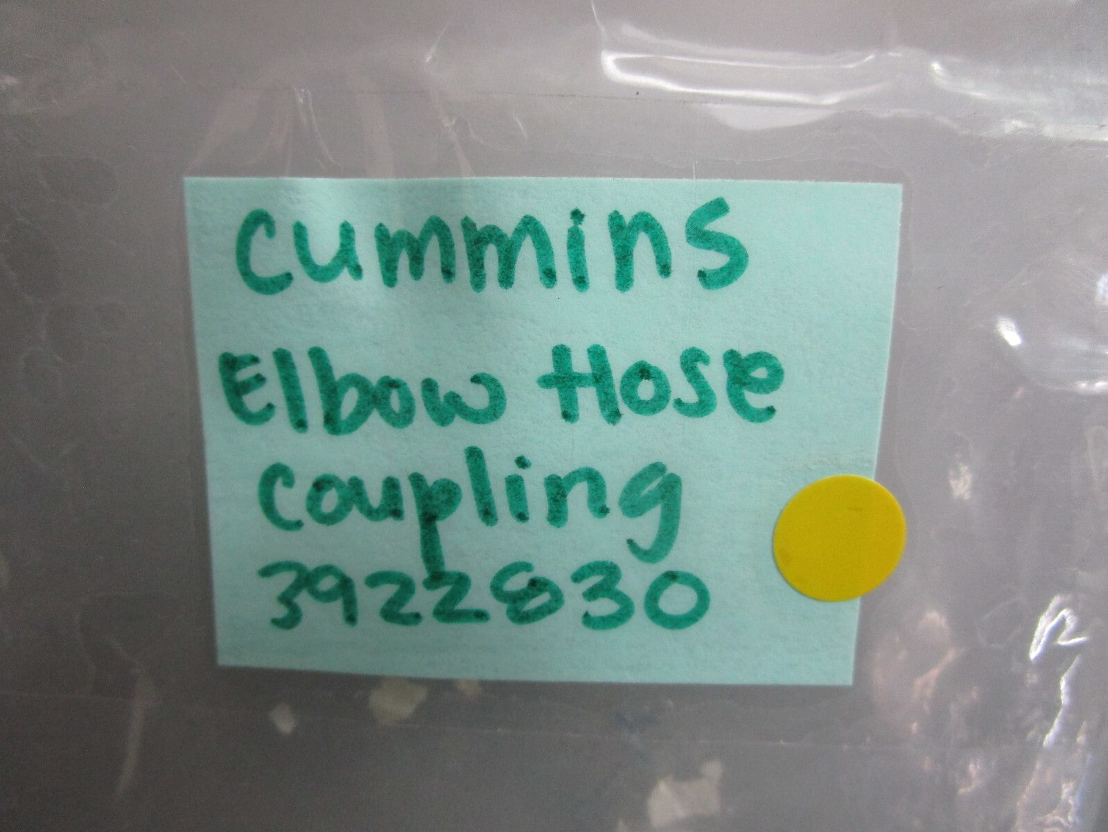 *NEW* 0820 Cummins Elbow Hose Coupling 3922830
