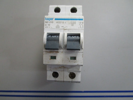 *NEW* 0820 Hager NC210 Circuit Breaker 463210