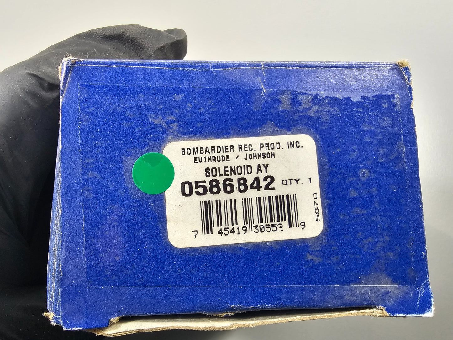 NEW OEM 585842 0585842 OMC Johnson Evinrude Solenoid Assembly 0810