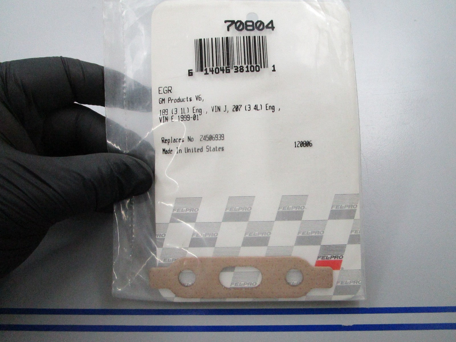 *NEW* 0810 Fel-Pro EGR Gasket 70804
