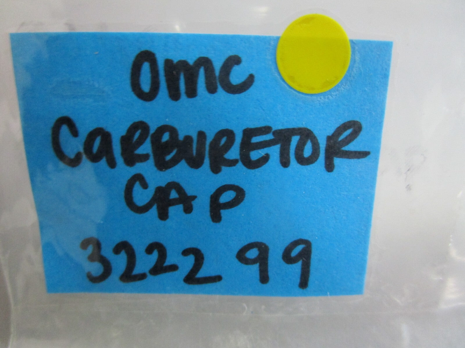 *NEW OEM* 0810 OMC Johnson Evinrude Carburetor Cap 322299 0322299