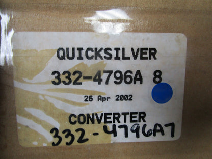 *NEW OEM* 0720 Mercury Quicksilver Converter 332-4796A8 332-4796A7