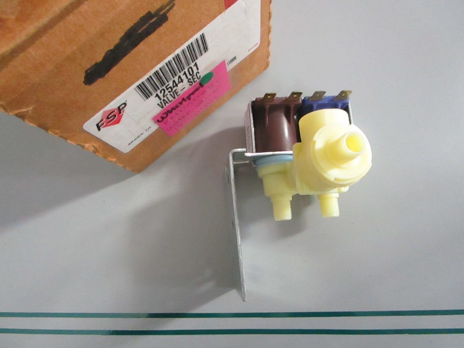 NEW OEM 12544101 Whirlpool FSP Refrigerator Water Valve 0820