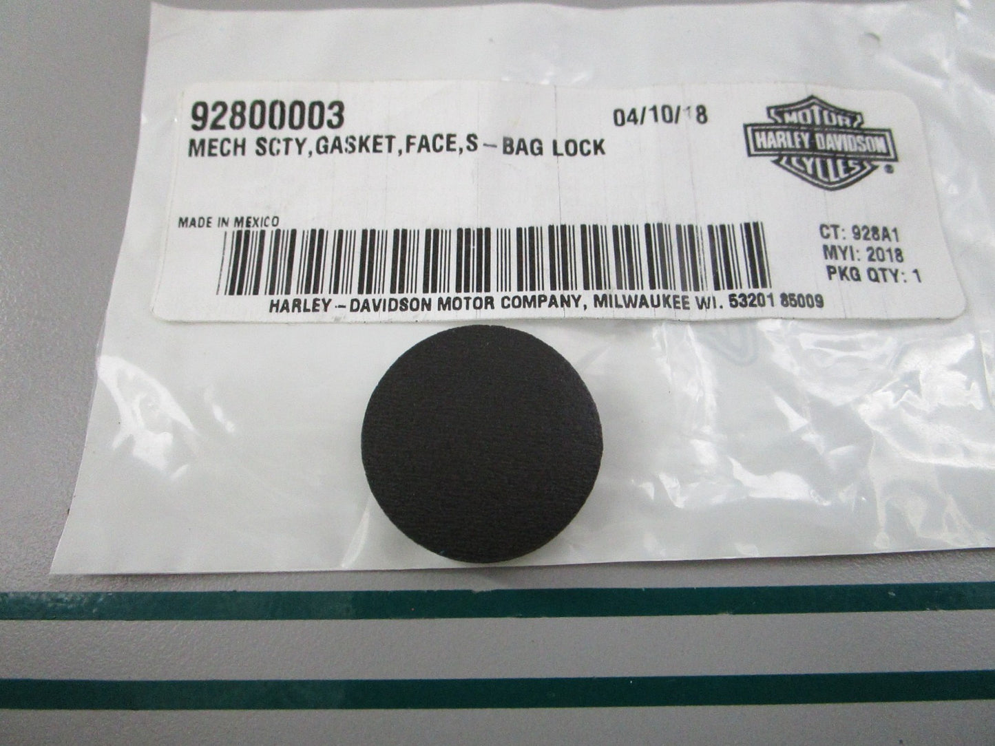NEW OEM 92800003 Harley Davidson Gasket 0810