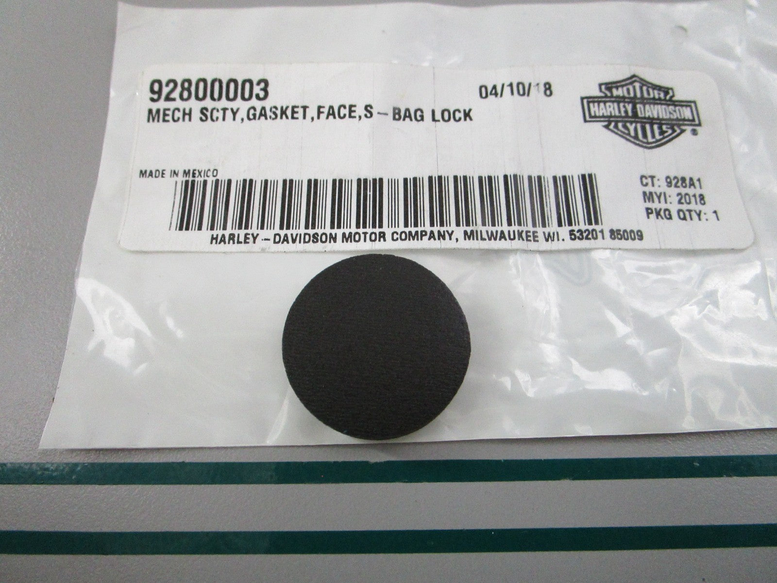 NEW OEM 92800003 Harley Davidson Gasket 0810