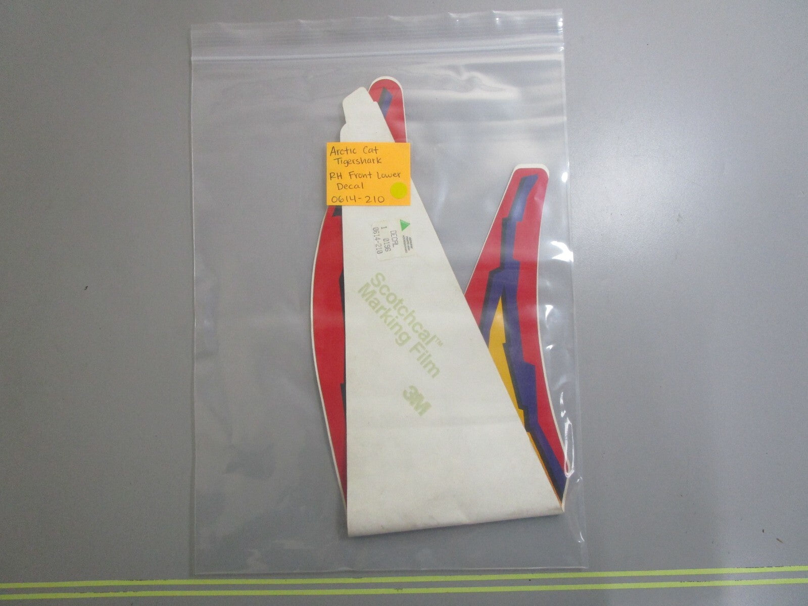 *NEW OEM* 0770 Arctic Cat Tigershark Right Hand Front Lower Decal 0614-210