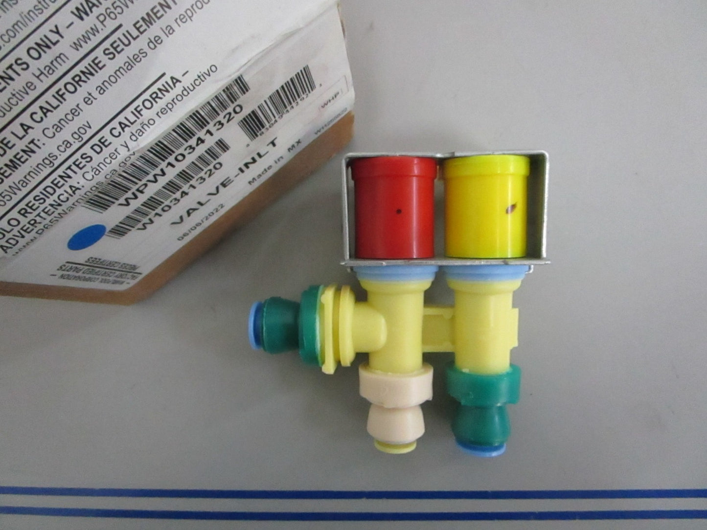 *NEW OEM* 0820 Whirlpool Water Inlet Valve W10341320 WPW10341320