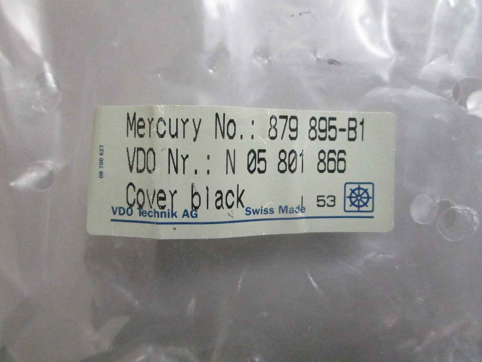 *NEW OEM* 0820 Mercury Quicksilver Black Bezel 879895B1