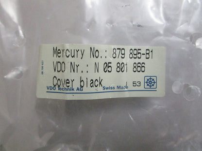 *NEW OEM* 0820 Mercury Quicksilver Black Bezel 879895B1