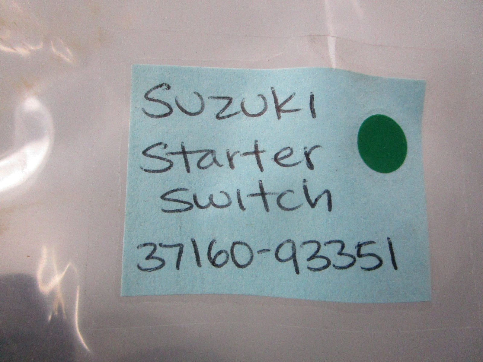 NEW OEM 37160-93351 Suzuki Starter Switch 0810