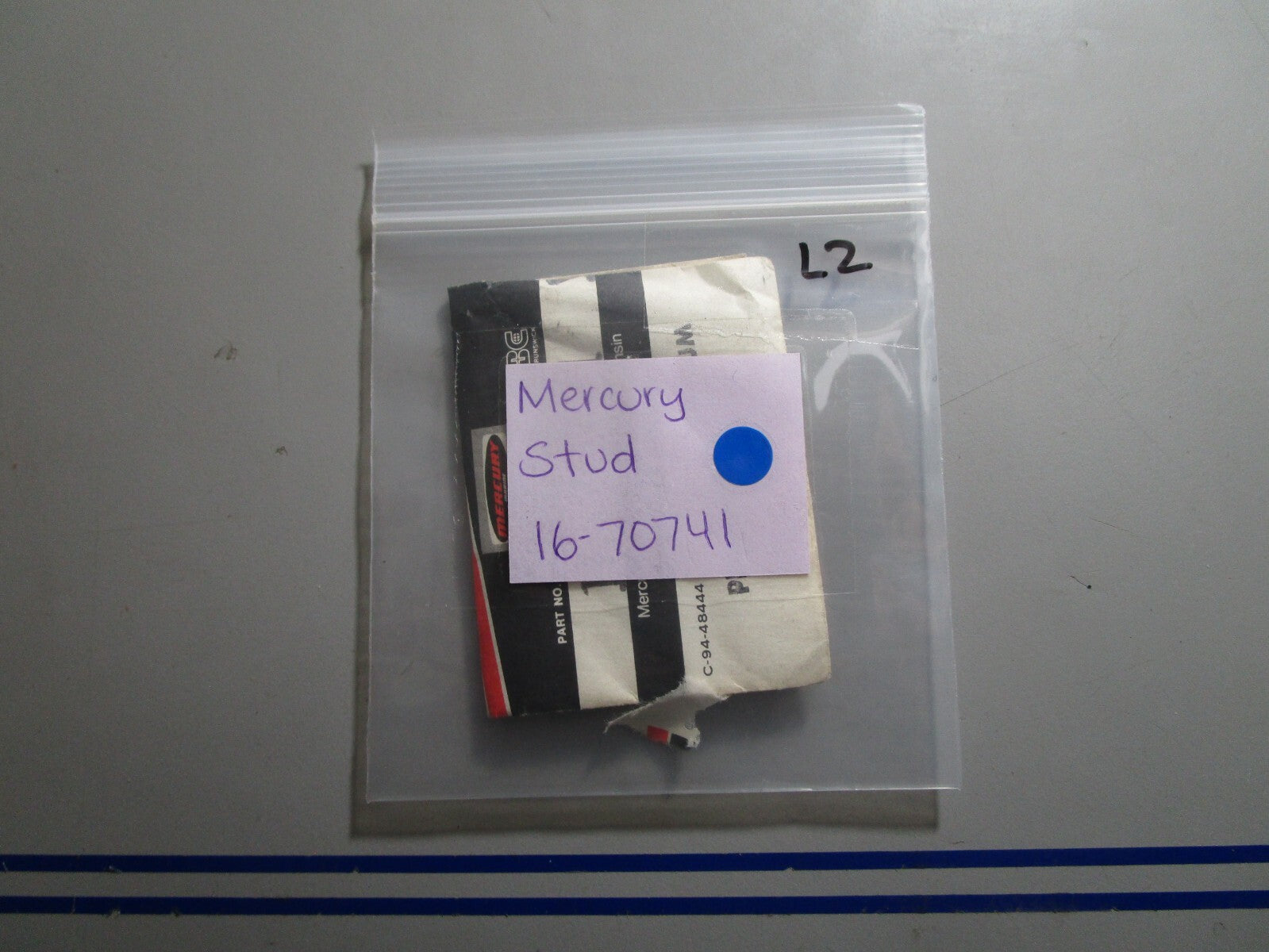 *NEW OEM* (LOT OF 2) 0810 Mercury Quicksilver Stud 16-70741