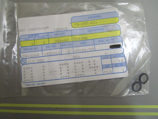 *NEW OEM* (LOT OF 2) 0810 OMC Johnson Evinrude O-Ring 324660 0324660