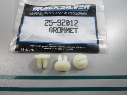 NEW OEM (LOT OF 3) 25-92012 Mercury Quicksilver Grommet 0810