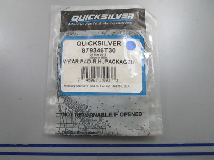 *NEW OEM* 0810 Mercury Quicksilver Wear Pad 879346T30